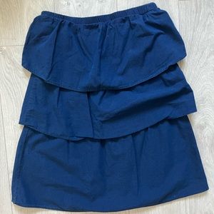 American Eagle Strapless Tiered Dress